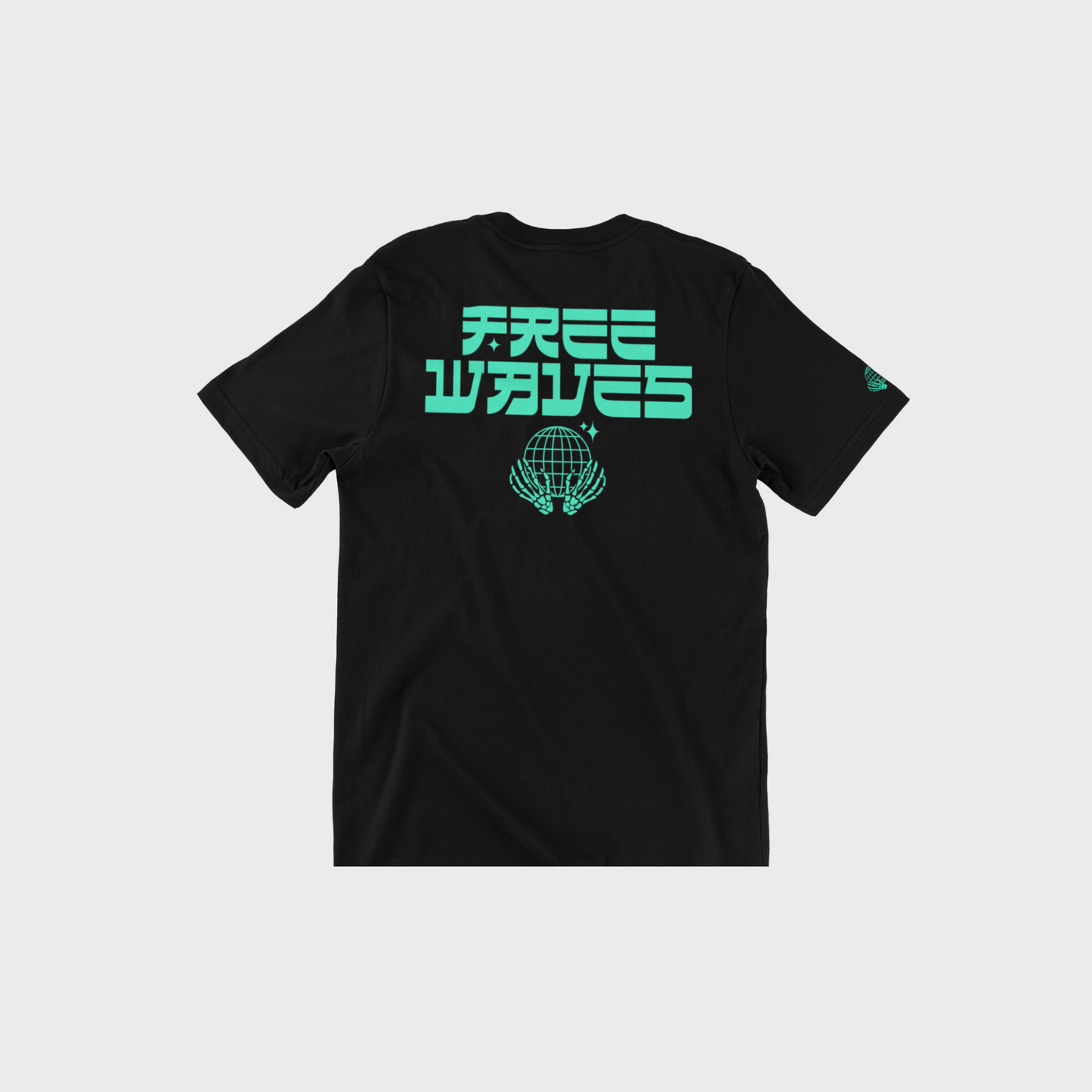 Free Waves Shirt (Black /Turquoise)